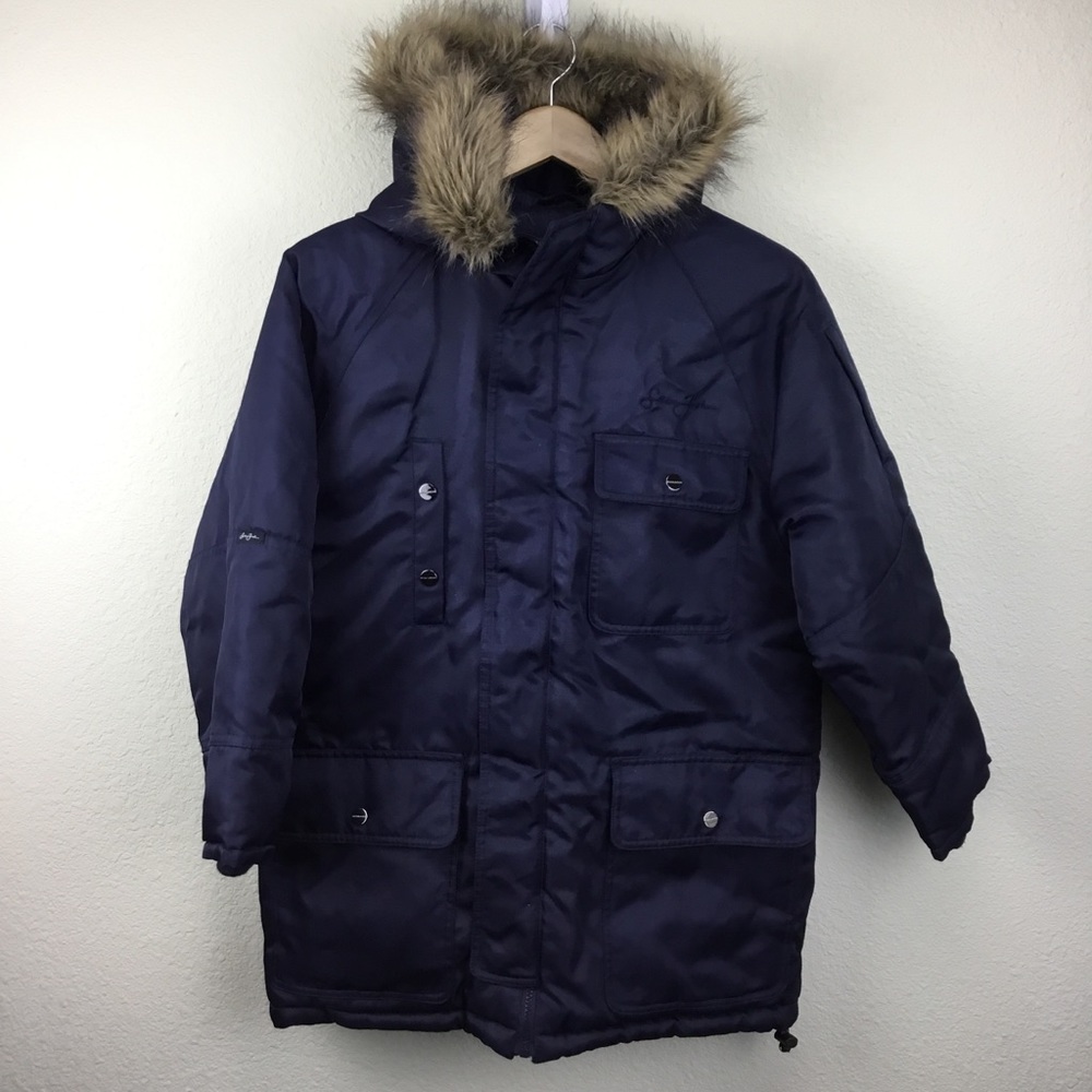 Sean John Boys Nylon Coat Faux Fur Small (8/10)